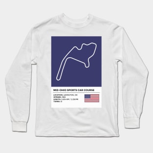 Mid-Ohio Sports Car Course [info] Long Sleeve T-Shirt